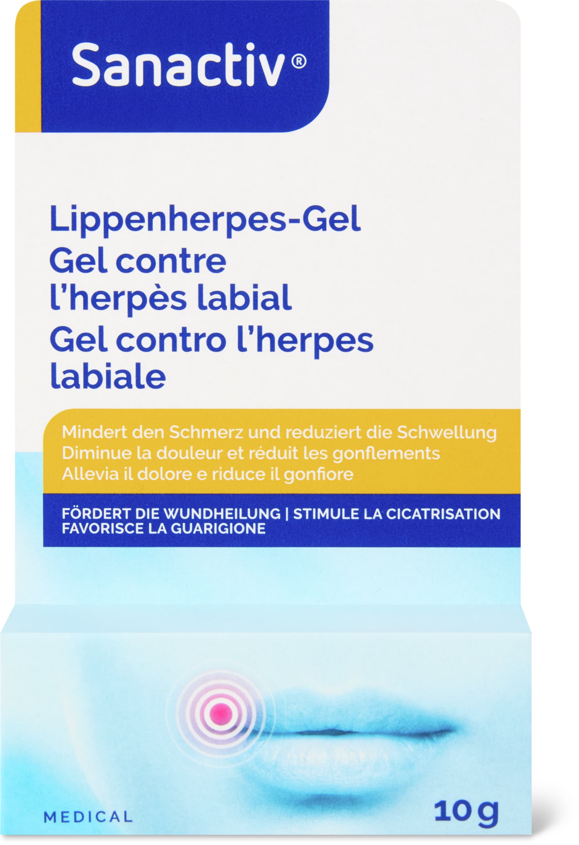 Lippenherpes-Gel